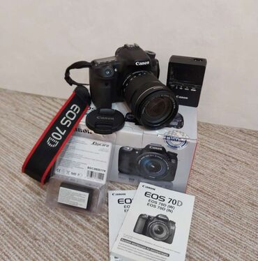 фотоаппарат canon eos 1200d: Продаю Зеркальный фотоаппарат Canon 70d + объектив родной