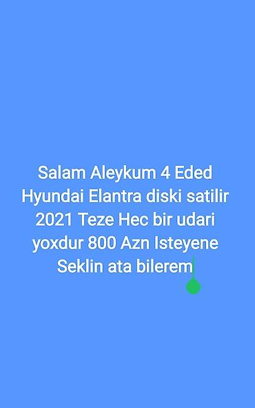 kia ehtiyat hisseleri sumqayit: Məhsul: Hyundai Elantra diskləri (4 ədəd) Model ili: 2021 Qiymət: 800 — 1
