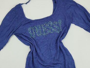 bluzki damskie eleganckie niebieska: Blouse, Guess, L (EU 40), condition - Good