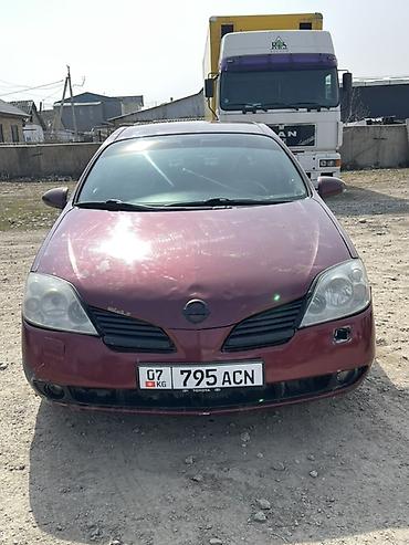 Nissan: Nissan Primera: 2002 г., 2 л, Вариатор, Бензин, Седан — 1