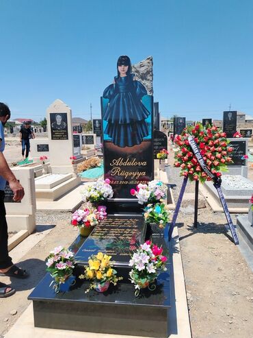 Dekorativ daşlar: Qəbirüstü abidə və məzar daşları – fərdi dizayn və oyma yazılar - — 14