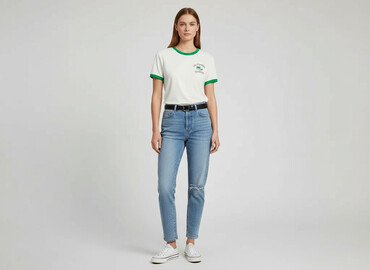 t shirty wrangler damskie allegro: Zara, T-shirt damski, rozmiar L