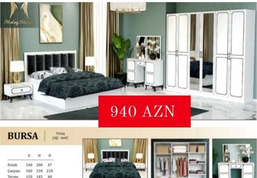 Yataq otağı dəstləri: 2 təknəfərlik çarpayı, Dolab, Termo, 2 tumba, Azərbaycan, Yeni -da lalafo.az — 23 Yataq otağı dəstləri: 2 təknəfərlik çarpayı, Dolab, Termo, 2 tumba, Azərbaycan, Yeni — 23