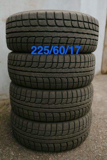 купить шины в бишкеке бу: Кышкы дөңгөлөк. Комплект 225/60 R17. Абалы жакшы 95%. Бир сезон
