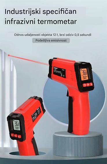 Ostali alati i mašine: Nov bezkontaktni industrijski laserski merač temperature sa LCD — 7