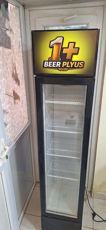 vitrin polka type 1: Reklam vitrinli içki soyuducusu - Brendinq: 1+ Beer Plyus işıqlı — 1