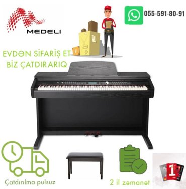 piano dersleri - Azərbaycan: Medeli elektro piano. 10% endirimler davam edir.Aletlere resmi