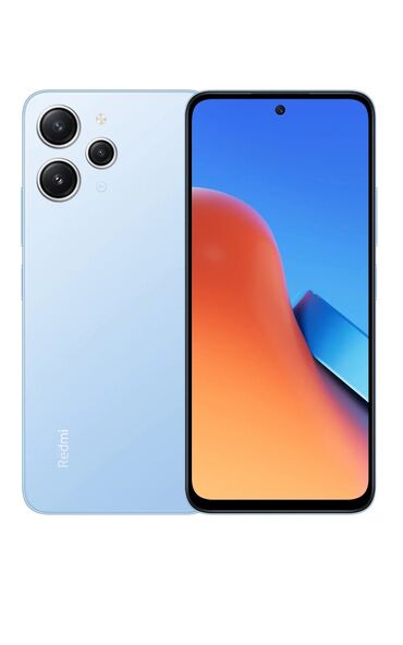 кол тараза: Redmi, Redmi 12, Колдонулган, 256 ГБ, түсү - Көк, 2 SIM