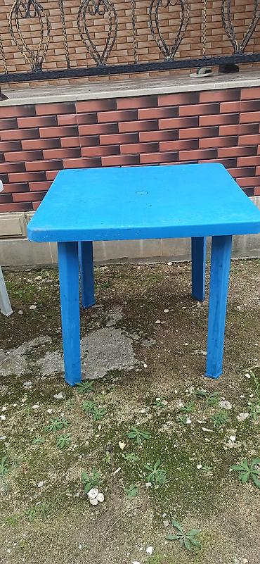 Другая садовая, уличная мебель: Plastik bağ/kafe masaları - Material: qalın, möhkəm plastik - Forma — 5