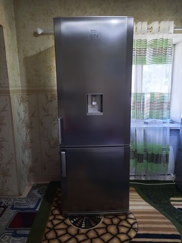 купить хрустальную посуду в Кыргызстан | НАБОРЫ ПОСУДЫ: Б/у Двухкамерный цвет - Серебристый холодильник Beko