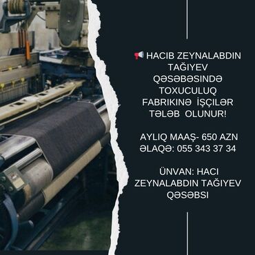 is elanları 2022 tap az: Портной требуется, Без опыта, 6/1, Ежемесячная оплата