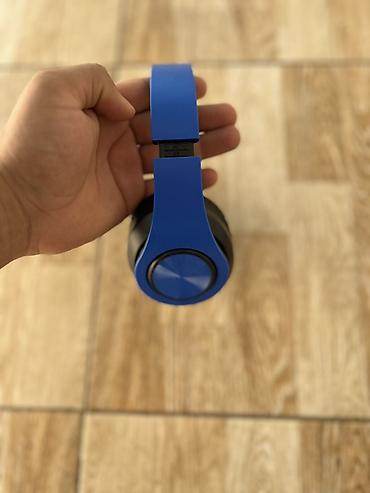 mini qulaqciq: Qatlanabilir Bluetooth qulaqlıq – mavi/qara — 2