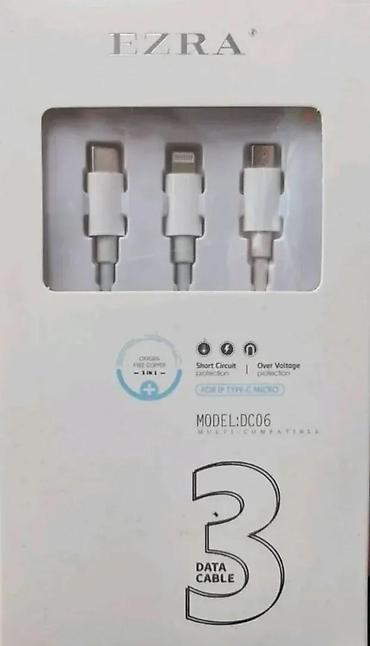pp aparati: Ezra 3 u 1 USB kabl za punjenje i prenos podataka DC06 NOVO. OPIS — 2