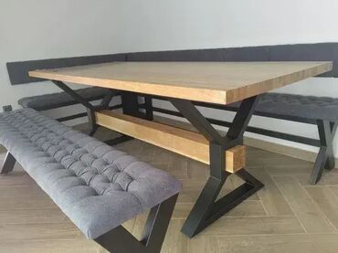 ikea sklopivi sto: Metalni nogari za sto – A17 ✔ Dimenzije: 1.8m x 0.85m ✔ Materijal