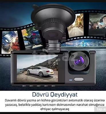 Avtoelektronika: Üç kanallı avtomobil videoqeydiyyatçısı (ön + salon + arxa kamera) — 5