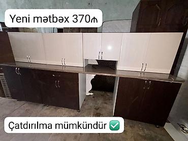 basqa: Mətbəx mebeli satılır 370₼. Yenidir. Ölçü 3.03. Ünvan — 1