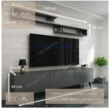 тв тумбы на заказ: Tv stend tv alti sifarisle hazırlanır. ⚜️Rəng ve olcu seçimi var