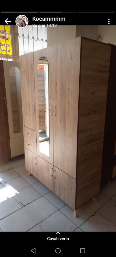 Sifarişlə dolablar: 155azn 3qapi Təzədir sifarişlə hazırlanır rəng seçimi isdeye görə — 14