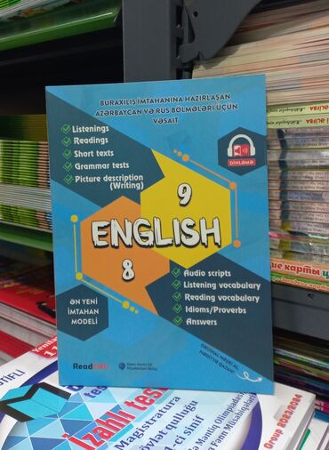 Kitablar, jurnallar, CD, DVD: READENG ENGLİSH 8-9 SALAM ŞƏKİLDƏ GÖRDÜYÜNÜZ KİTABI ƏLDƏ ETMƏK