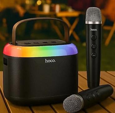 rant ace: Беспроводная Bluetooth колонка "HOCO" DS69 для караоке с 2 микрофонами — 3