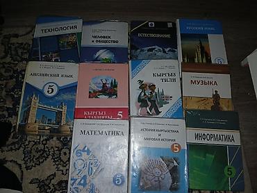Китептер жана журналдар: Комплект школьных учебников для 5 класса . Одна книга за 200 если — 1