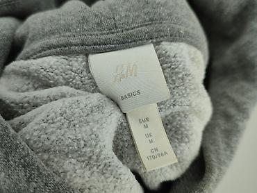 bluza szara hm: H&M Basic, Bluza z kapturem damska, rozmiar M — 4