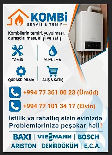 kombi qutuları: 🔥 KOMBİ USTASI — PEŞƏKAR XİDMƏT! 🔥 🏠 Eviniz isti, kombiniz işlək — 1