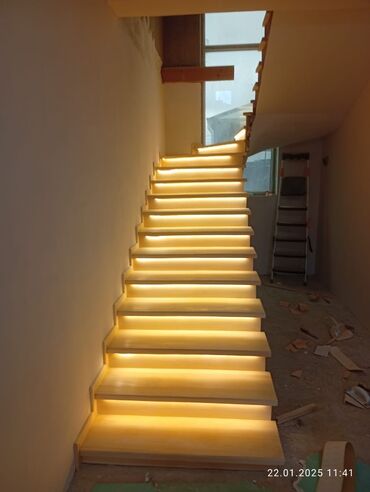 Pilləkən məhəccərləri: Taxta pilləkan sifatişi — 11