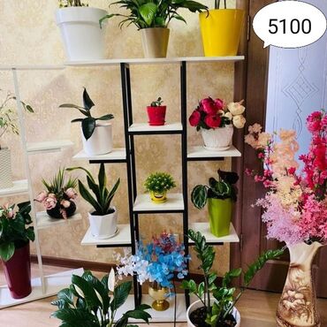 Полки для цветов: Лофт стиле, полка, стеллаж, подставки для цветов для книги, стол — 5