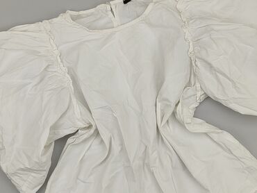 piękne białe bluzki: Blouse, Mohito, L (EU 40), condition - Good