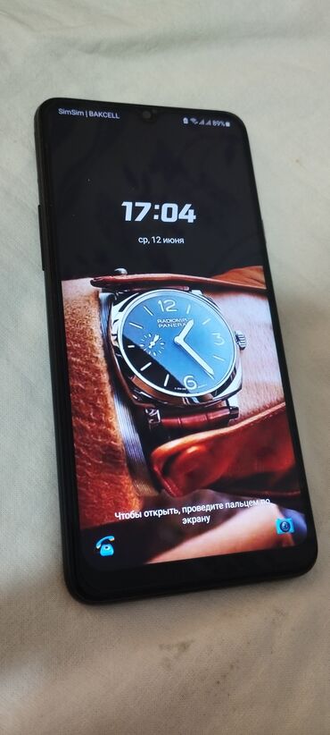 baksel nomreler: Samsung A20s, 32 GB, rəng - Qara, Sensor, Barmaq izi, İki sim kartlı