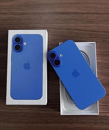 airpods max baku: IPhone 16, 256 GB, Göy, Zəmanət, Simsiz şarj, Face ID — 1