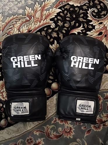 перчатки для фитнеса: Боксерские перчатки GREEN HILL 12oz + бинты - Модель: классические — 4
