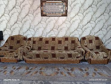 мягкая мебель фото: Мягкий гарнитур: диван + 2 кресла - Состав: трёхместный диван и два — 1