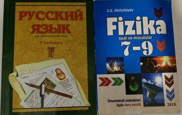 çingiz abdullayev kitabları: Rus dili dərslik 7 sinif Fizika Abdullayev 9-10 Riyaziyyatdan