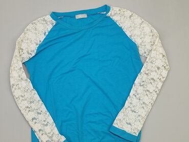 błękitna bluzki: Sweatshirt, M (EU 38), condition - Good
