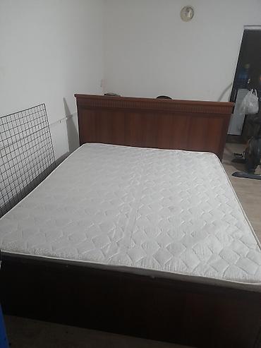 Çarpayılar: İşlənmiş, İkinəfərlik çarpayı, Bazasız, Matras ilə, Siyirməsiz — 1