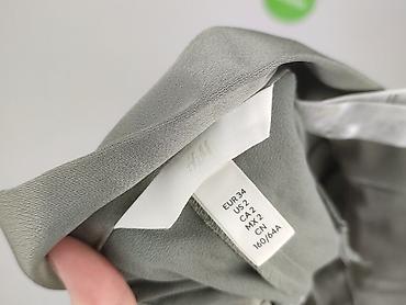 biale dzwony: H&M, Spodnie materiałowe damskie, rozmiar 2XS — 4