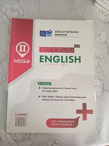 Testlər: Məhsul: “Test Toplusu – English (II Hissə)”, Dövlət İmtahan Mərkəzi — 1