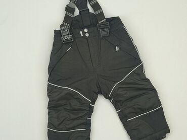 czarne spodnie baggy: Dungarees, 12-18 months, condition - Good