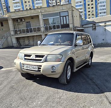 mitsubishi pajero 2000: Mitsubishi Pajero SUV - Korpus: qızılı/bej rəng, 5 qapı, yan — 1