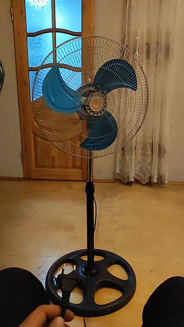 Döşəmə tipli elektrik ventilyatoru - Tənzimlənən hündürlüklü ştanqalı
