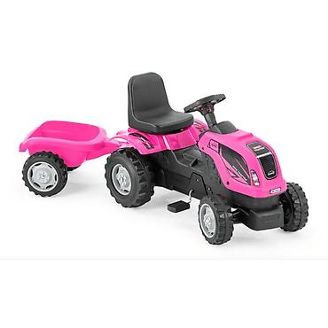 patike 4us: Traktor sa prikolicom 956 roze – Teddy Kids Opis: - Igračka za decu — 1