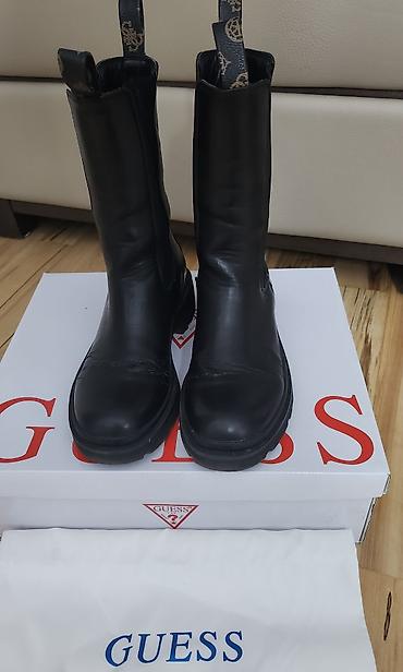 nike soft: GUESS ženske kožne čizme – Chelsea/ankle model, br 38 - Brend: GUESS — 4