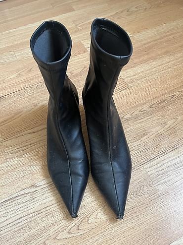 Botinka və botilyonlar: Zara, Ölçü: 37, rəng - Qara, İşlənmiş — 5