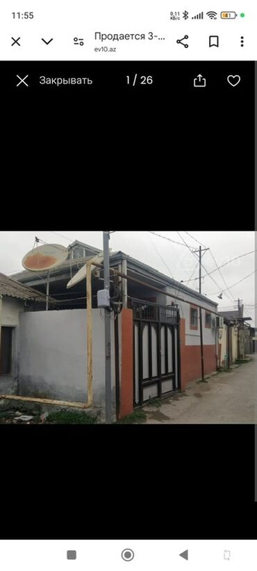 Həyət evləri və villaların satışı: Bakıxanov qəs. 3 otaqlı, 80 kv. m, Orta təmir — 1