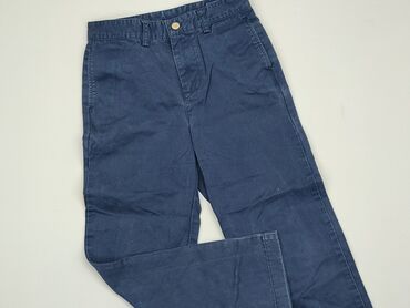 dzwony z wysokim stanem jeans: Spodnie jeansowe, 10 lat, 134/140, stan - Zadowalający