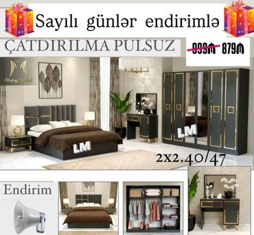 tum cixardan: *Yataq dəsti* *Sifarişlə və yeni* Qiymət : *879₼* Dəstə daxildir