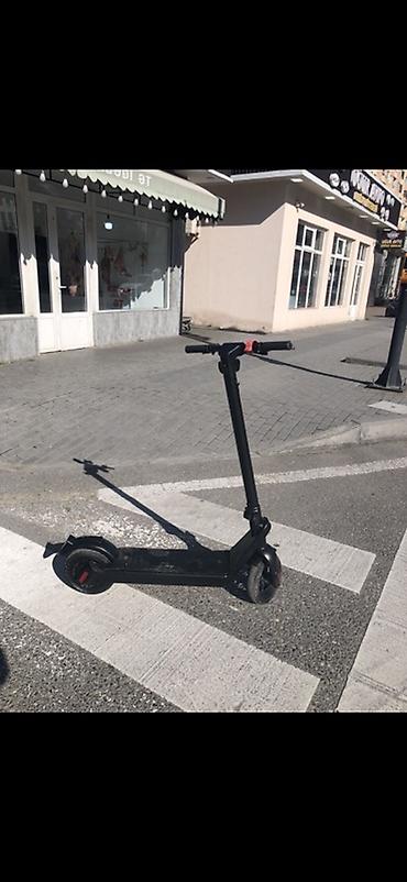 Электротранспорт: Elektrik skuter – qara rəng, yığcam və şəhər üçün ideal — 4