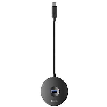 macbook pro adapter: Baseus Round Box CAHUB-U01 4-Port USB 3.0 HUB Kompüter və — 1